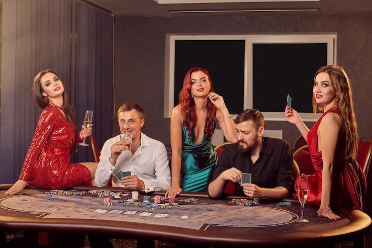 koin404 situs live blackjack table with real dealer and multilingual chat on mobile screen
