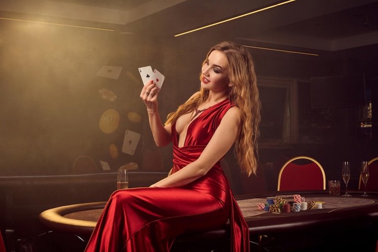 Live dealer roulette studio showing professional setup on koin404 situs